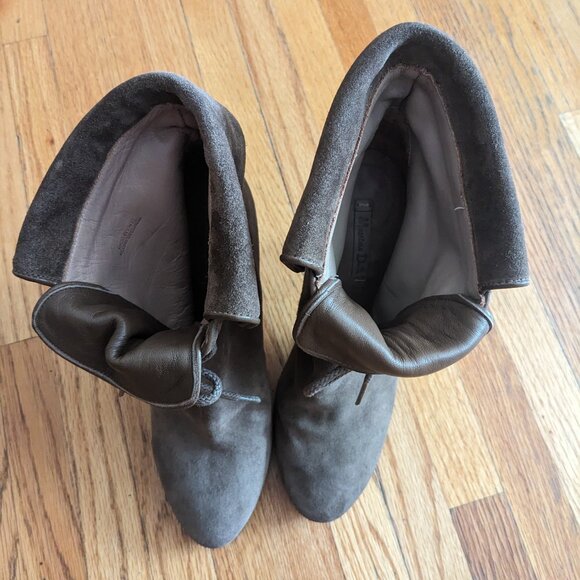 Massimo Dutti suede stiletto ankle boots - Picture 5 of 9